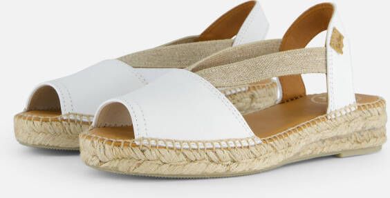 Toni Pons Etna wit leren espadrilles dames (ETNA blanc)