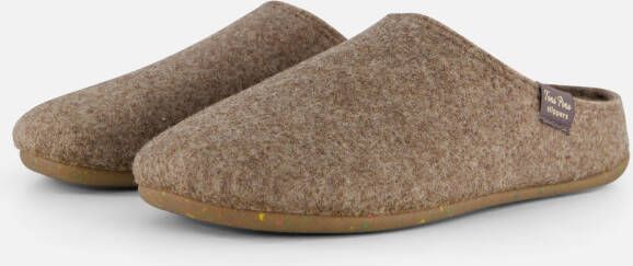 Toni Pons Mona-FR Dames Pantoffels Gerecycled Vilt Taupe