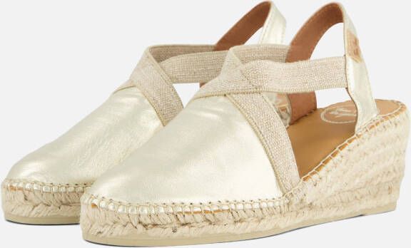 Toni Pons Tossa Espadrilles goud Textiel