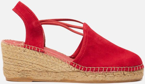 Toni Pons Tremp Dames Espadrilles Gerd Rood Suède TREMPgerd
