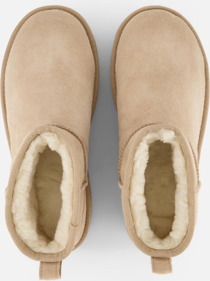 UGG CLASSIC ULTRA MINI PLATFORM W Volwassenen Gevoerde laarzen Snowboots Dames laarzen Wit beige - Foto 4