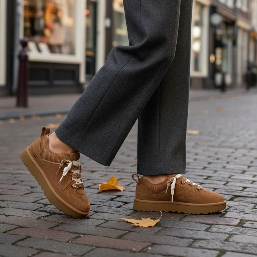UGG Lage Sneakers Dames W Lo Lowmel Cognac