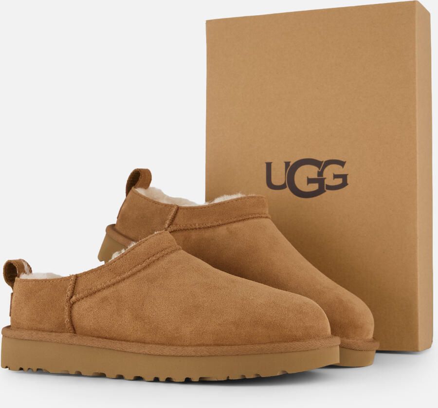 UGG Instappers Dames W Classic Micro Suède Cognac - Foto 2
