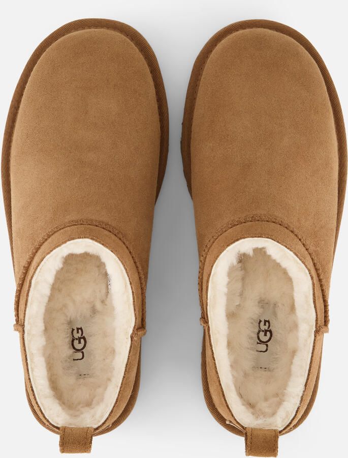UGG Instappers Dames W Classic Micro Suède Cognac - Foto 3