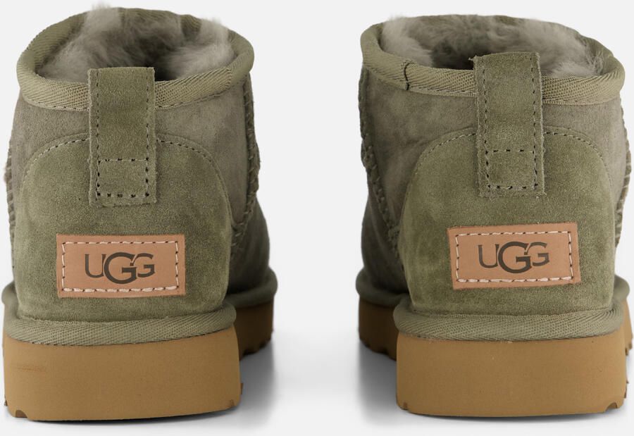 UGG Vachtlaarzen Dames W Classic Ultra Mini Groen - Foto 3