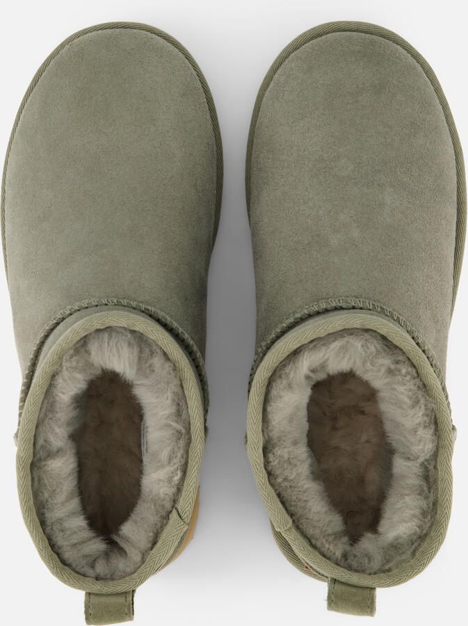 UGG Vachtlaarzen Dames W Classic Ultra Mini Groen - Foto 2