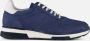 Van Lier Positano Sneakers blauw Nubuck - Thumbnail 1