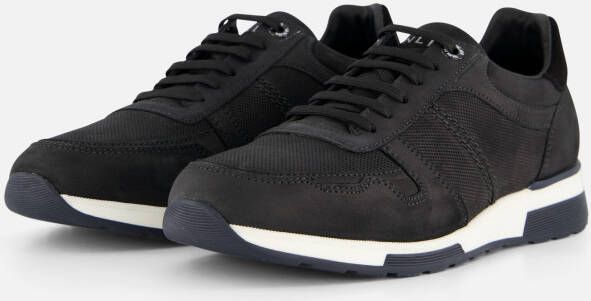 Van Lier Positano Sneakers zwart Leer