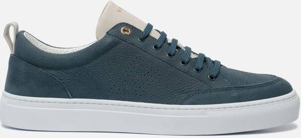 Van Lier Sneakers Blauw Nubuck 301360 - Schoenen.nl