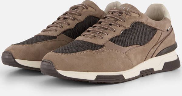 Van Lier Sneakers taupe Nubuck