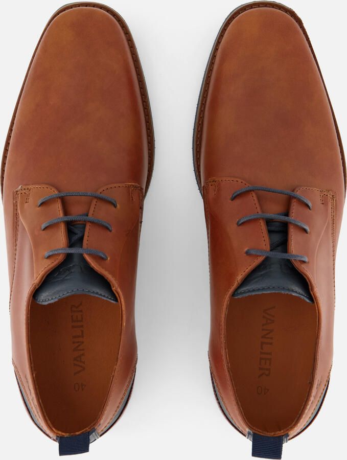 Van Lier Amalfi Veterschoenen cognac Leer - Foto 3