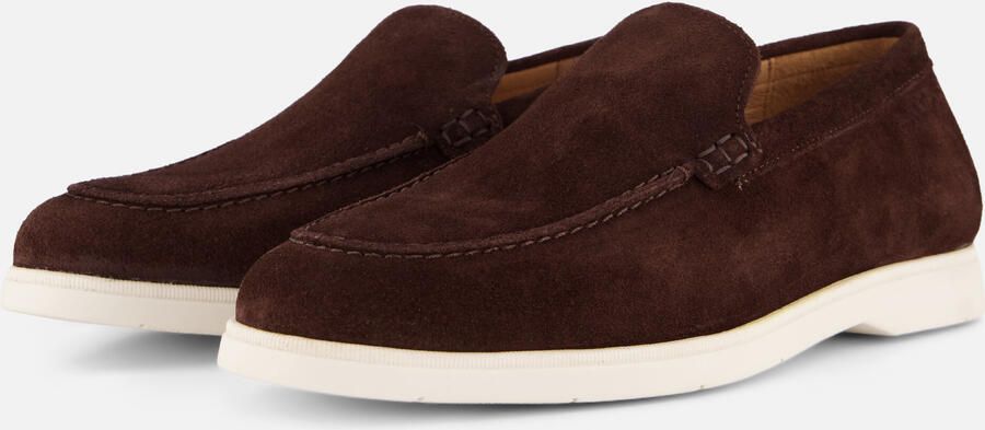 VANLIER Zand Beige Suède Ascona Loafer Heren - Foto 2