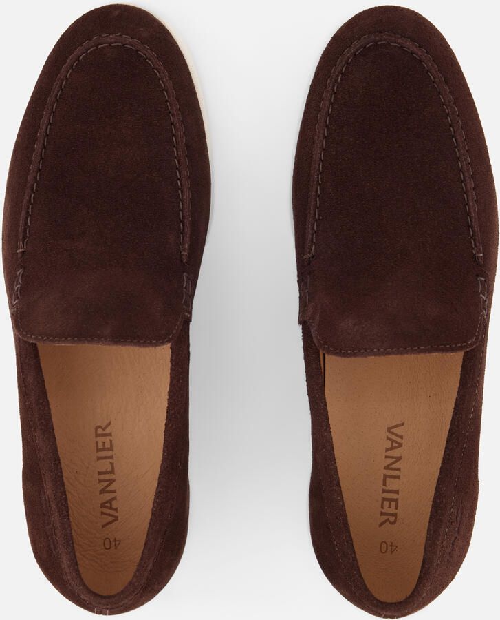 VANLIER Zand Beige Suède Ascona Loafer Heren - Foto 4