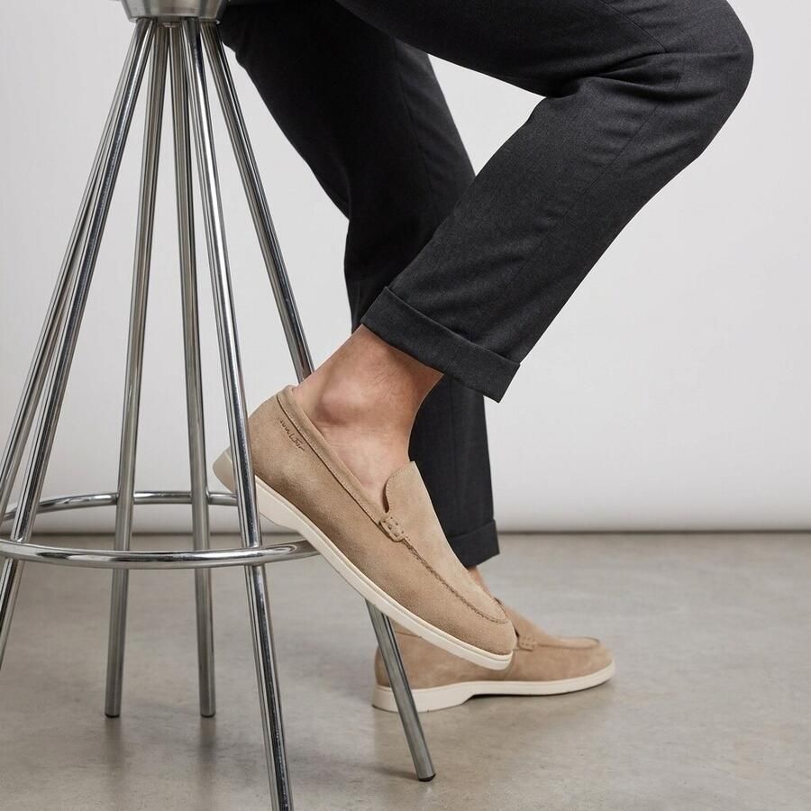 Van Lier Ascona Instappers beige Leer