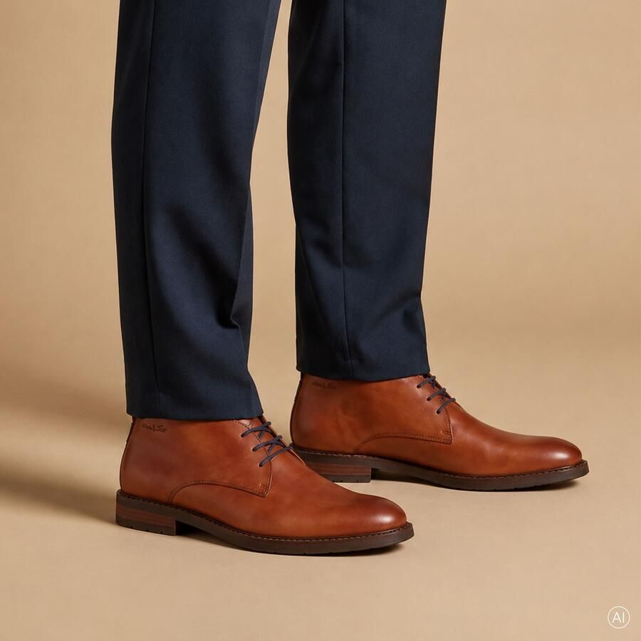 Van Lier Dino hoge nette schoenen