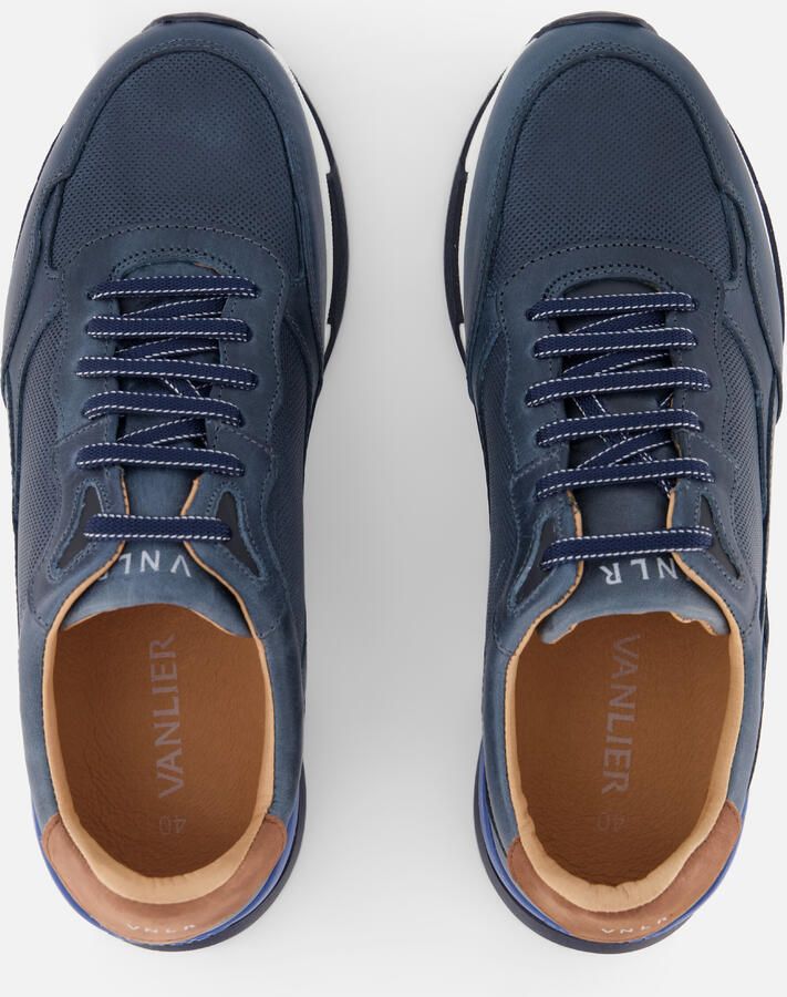 Van Lier Romeo Sneakers blauw Leer - Foto 3