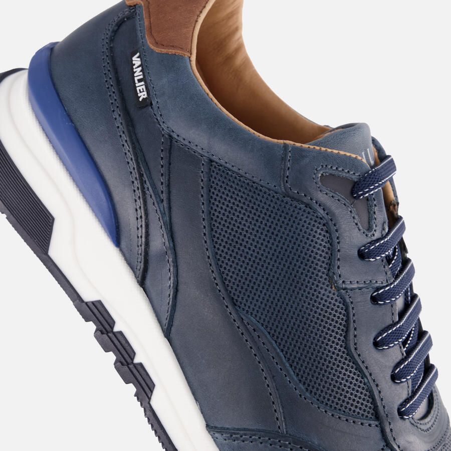 Van Lier Romeo Sneakers blauw Leer - Foto 2