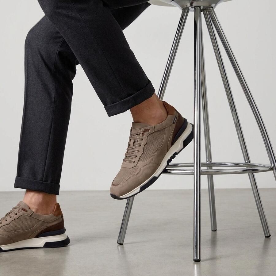 Van Lier Romeo Sneakers taupe Leer - Foto 2