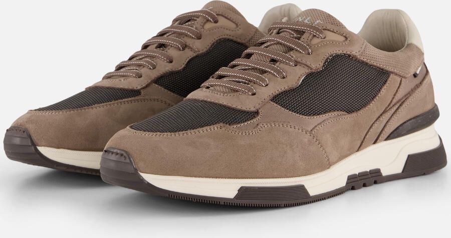 Van Lier Sneakers taupe Nubuck