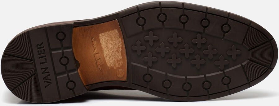 Van Lier Veterschoenen cognac Leer - Foto 5