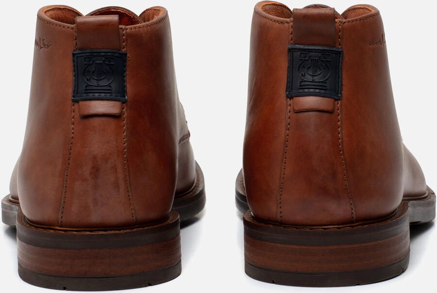 Van Lier Veterschoenen cognac Leer - Foto 3