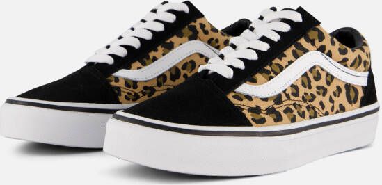 Vans Old Skool Animal Sneakers zwart Textiel Dames