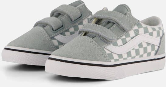 Vans Old Skool V Checkerboard Sneakers grijs