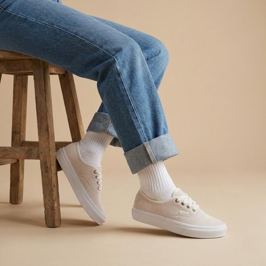 Vans Authentic Shine Sneaker Canvas beige