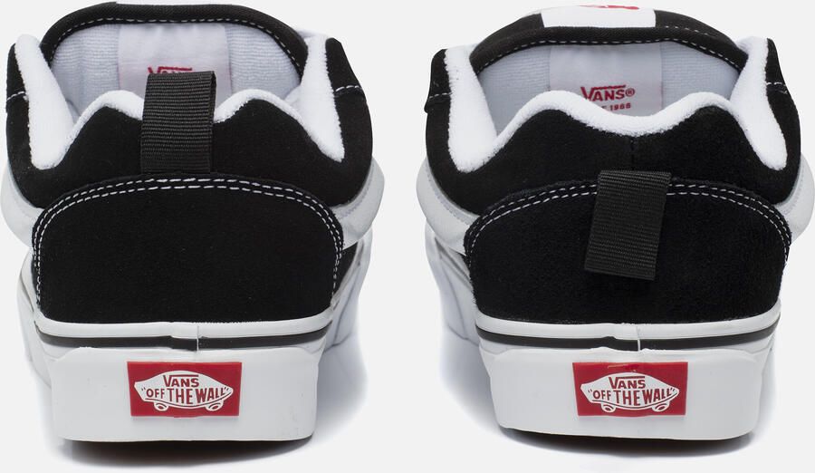 Vans Knu Skool | Black True White Zwart Suede Lage sneakers Unisex - Foto 4