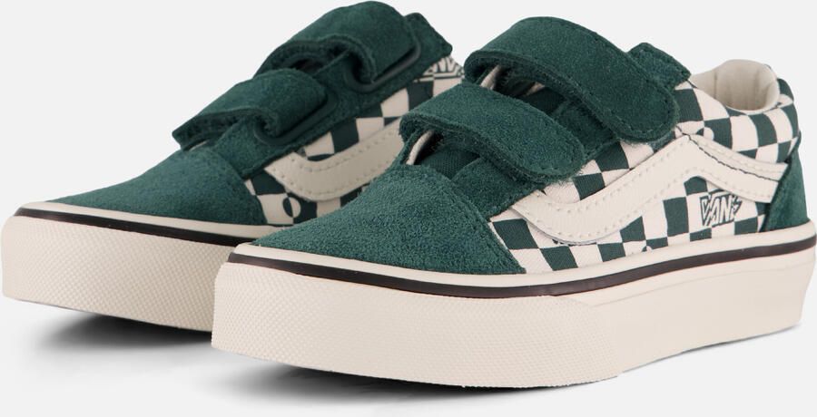 Vans Old Skool Geo Check Sneakers groen - Foto 2