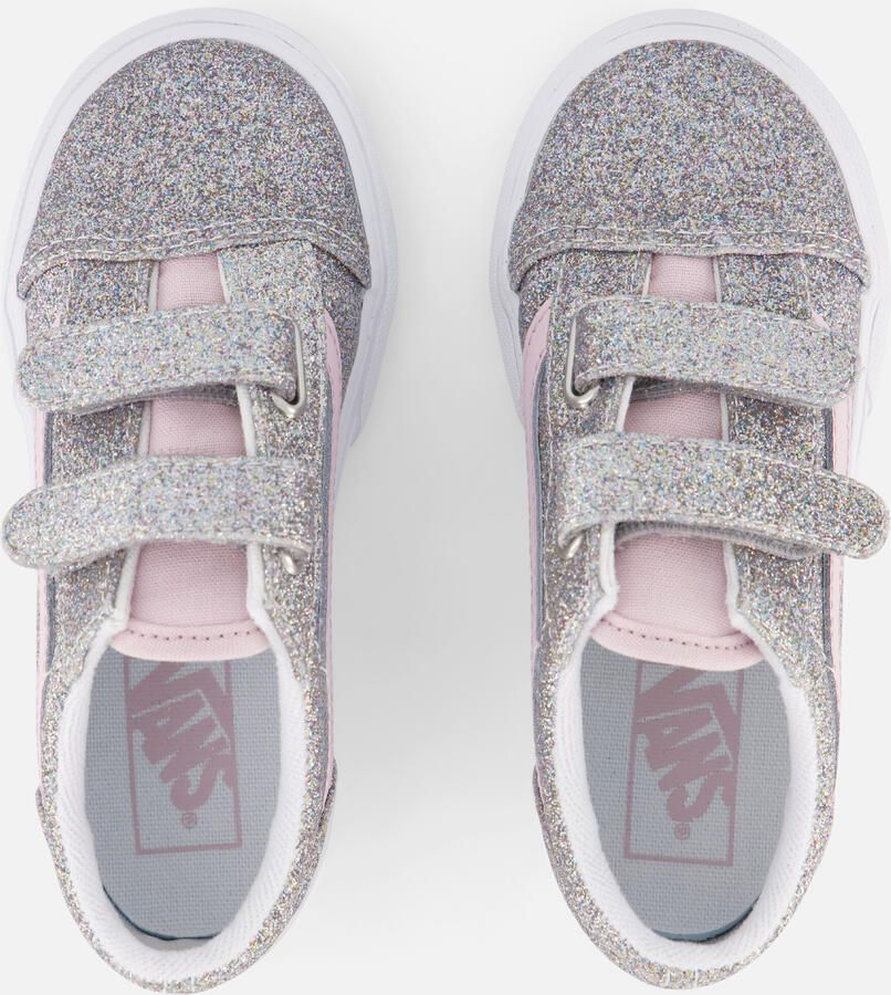 Vans Old Skool Glitter Sneakers zilver Canvas - Foto 3