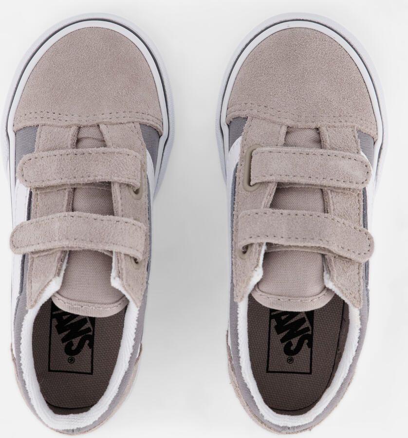 Vans Old Skool V 2-tone Sneakers grijs Textiel - Foto 2