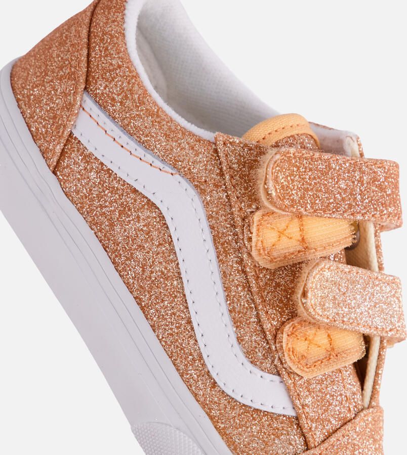Vans Old Skool V Glitter Sneakers oranje Canvas