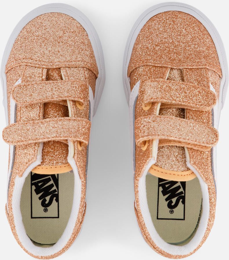 Vans Old Skool V Glitter Sneakers oranje Canvas