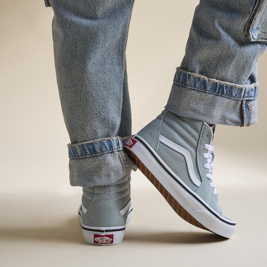 Vans Sk8-Hi Sneakers grijs Canvas - Foto 2