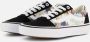 Vans Ward Stripe Floral Sneakers zwart Canvas Dames - Thumbnail 1