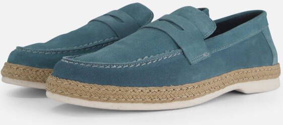 Vertice Instappers blauw Suede