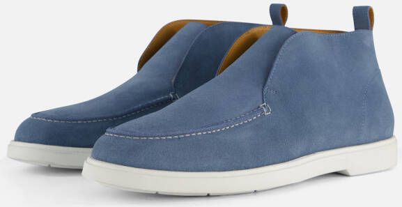 Vertice Instappers blauw Suede