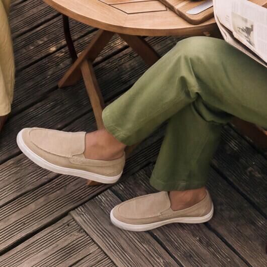 Vertice Loafer beige Suède - Foto 2