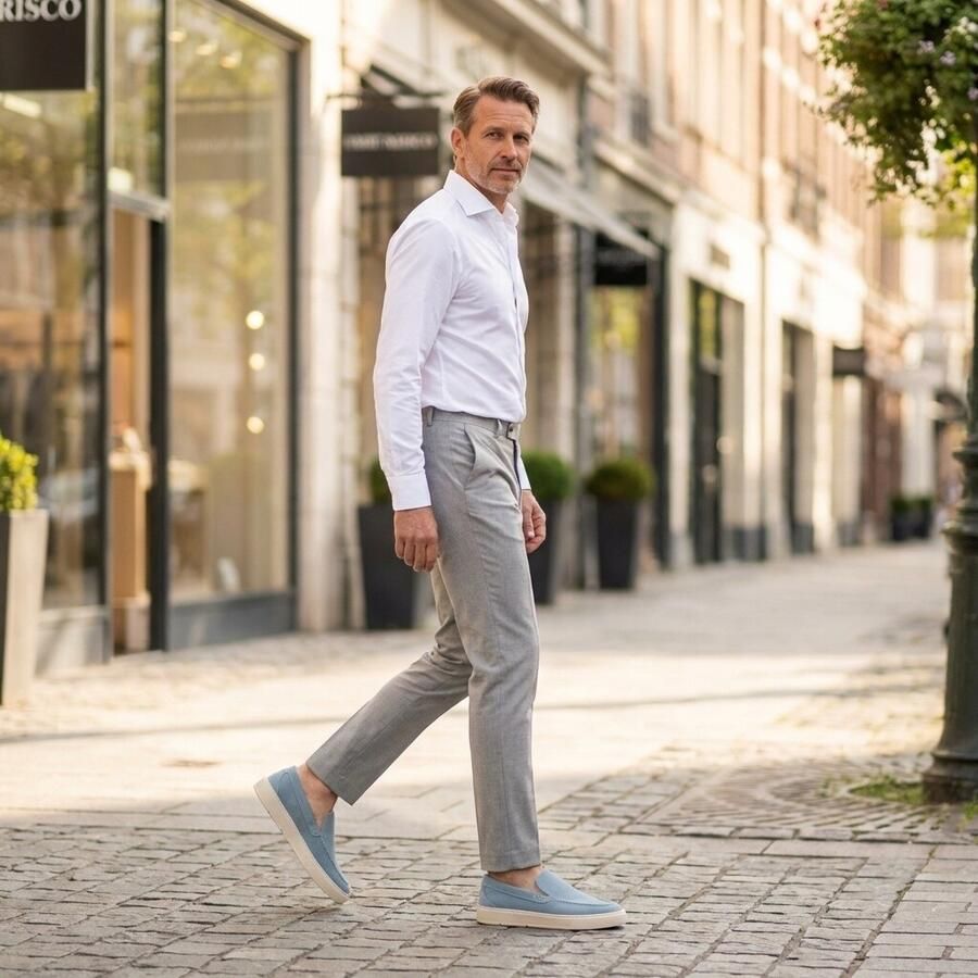Vertice Loafer blauw Suéde