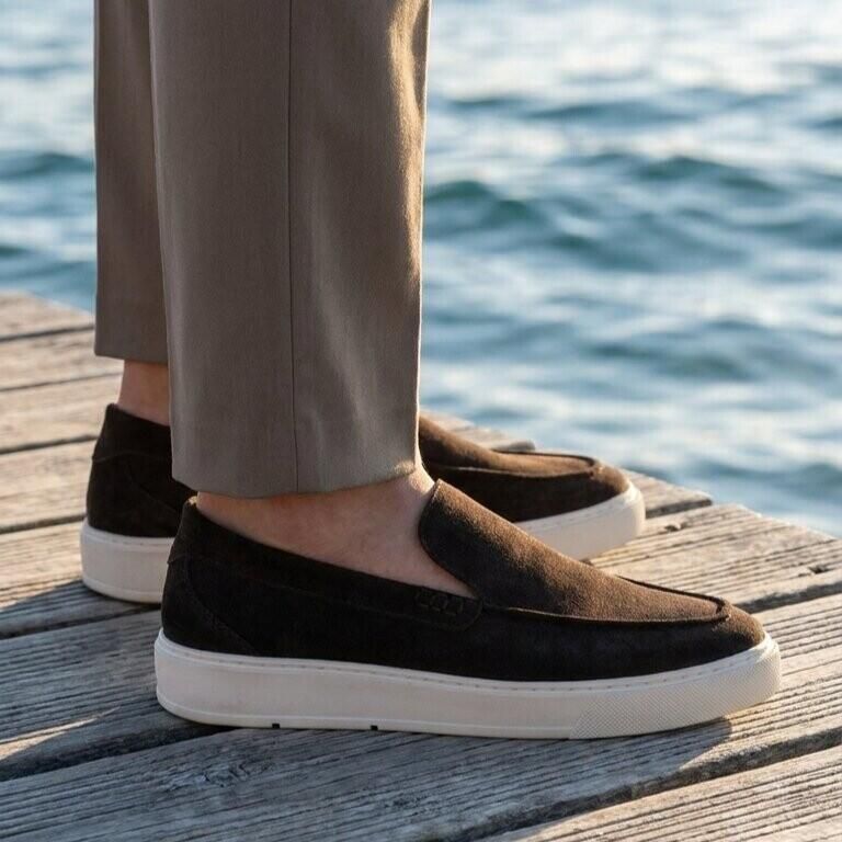 Skechers 204810 CHAR heren instappers sportief grijs - Foto 3
