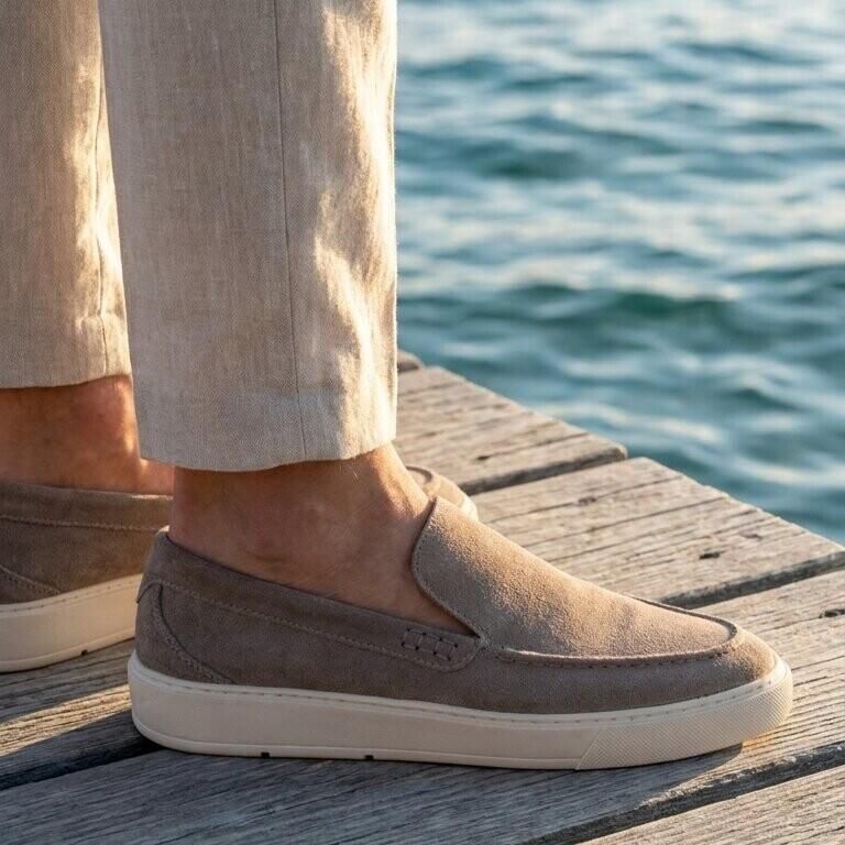 Vertice Loafer taupe Suéde - Foto 3