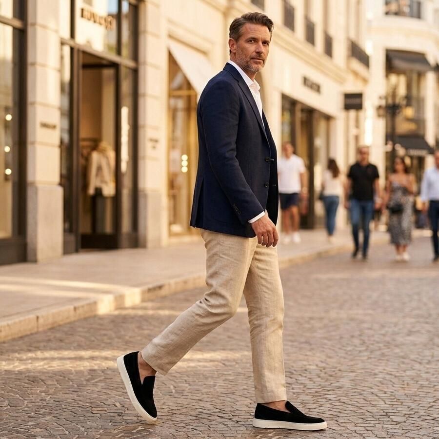 Vertice Loafer zwart Suede - Foto 2