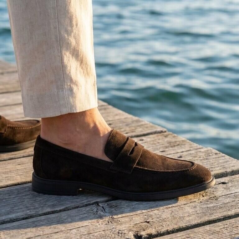 Vertice Loafers bruin Suède - Foto 2