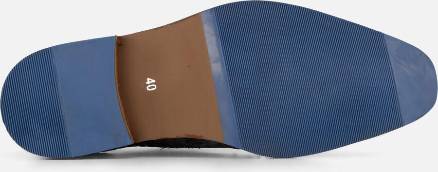 Vertice Veterschoenen blauw Leer - Foto 5