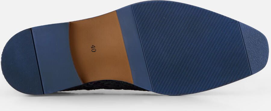 Vertice Veterschoenen blauw Leer - Foto 5