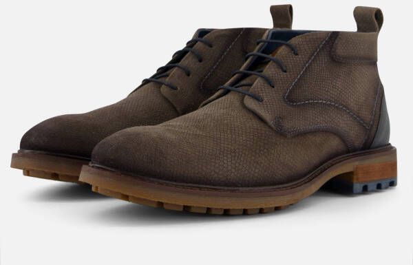 Vertice Veterboots grijs Suede