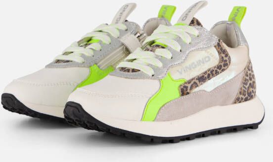 Vingino Animal Sneakers wit Leer Dames