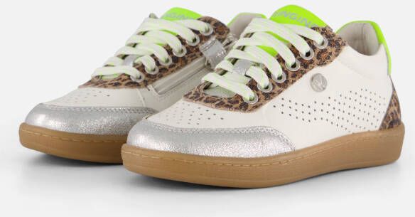 Vingino Animal Sneakers zilver Leer Dames