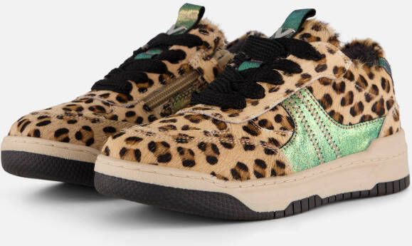 Vingino VIN825592-506 Meisjes Lage Sneakers Beige Leer Veters - Foto 2